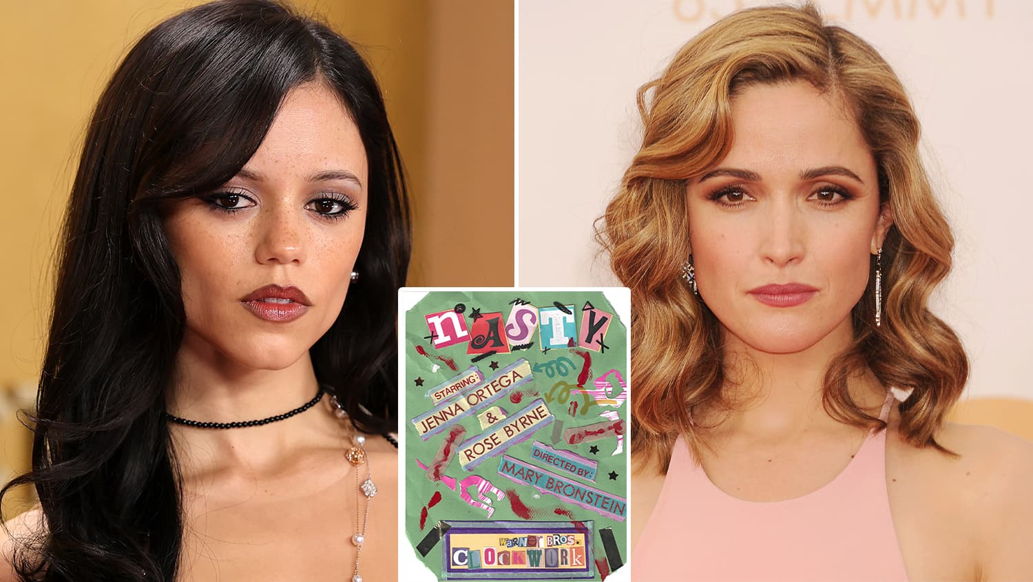 Jenna Ortega & Rose Byrne Are Getting 'Nasty' For Warner Bros Clockwork & LuckyChap cover image