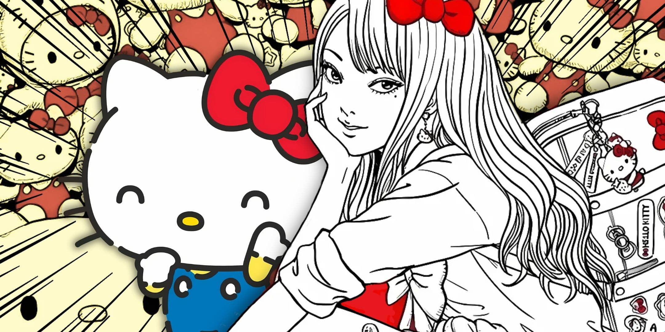 New Junji Ito x Hello Kitty Statue First-Look Officially Revealed cover image