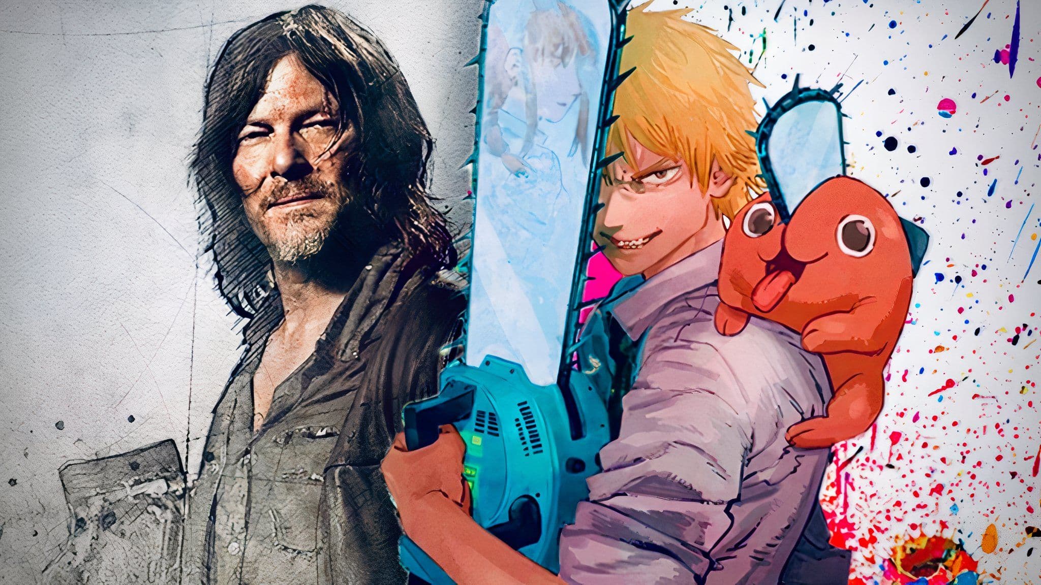 The Walking Dead's Norman Reedus Reveals He's a Chainsaw Man Fan cover image