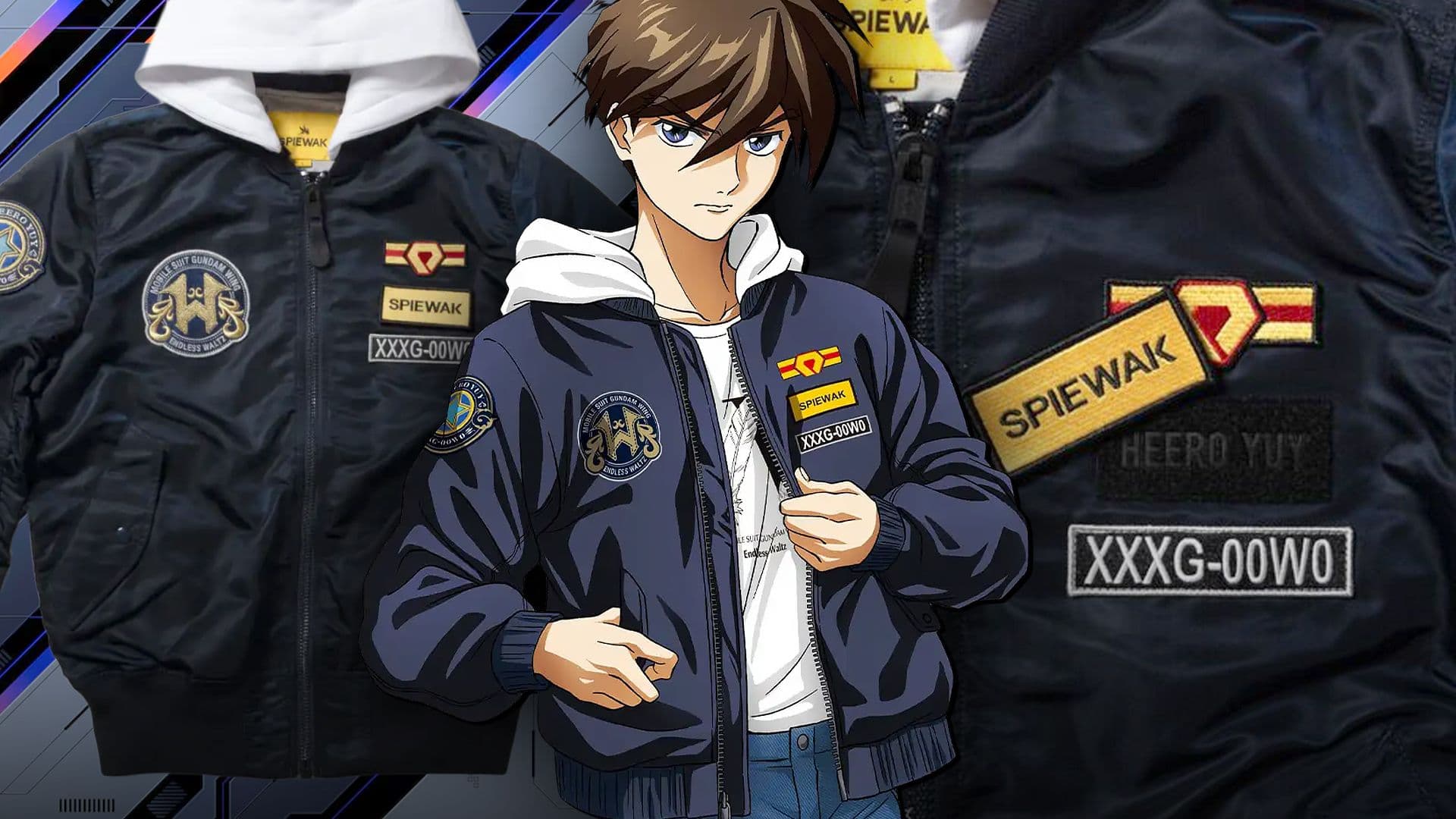 Gundam Wing 30th Anniversary Heero Yuy Military-Style Jacket Gets U.S. Release anime cover image