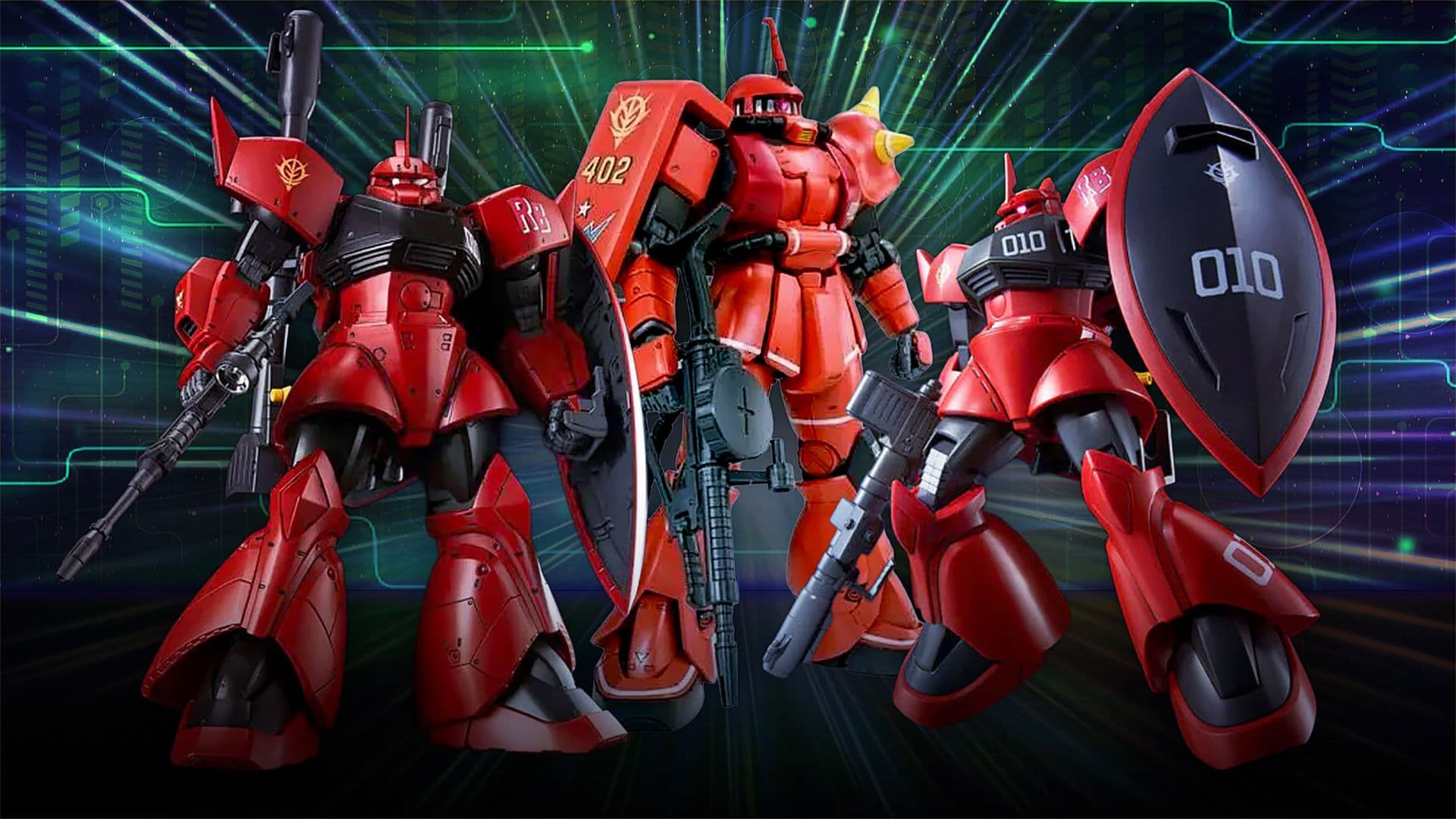 Bandai Re-Releases 3 Johnny Ridden Gunpla Kits for the Gelgoog and Zaku II cover image