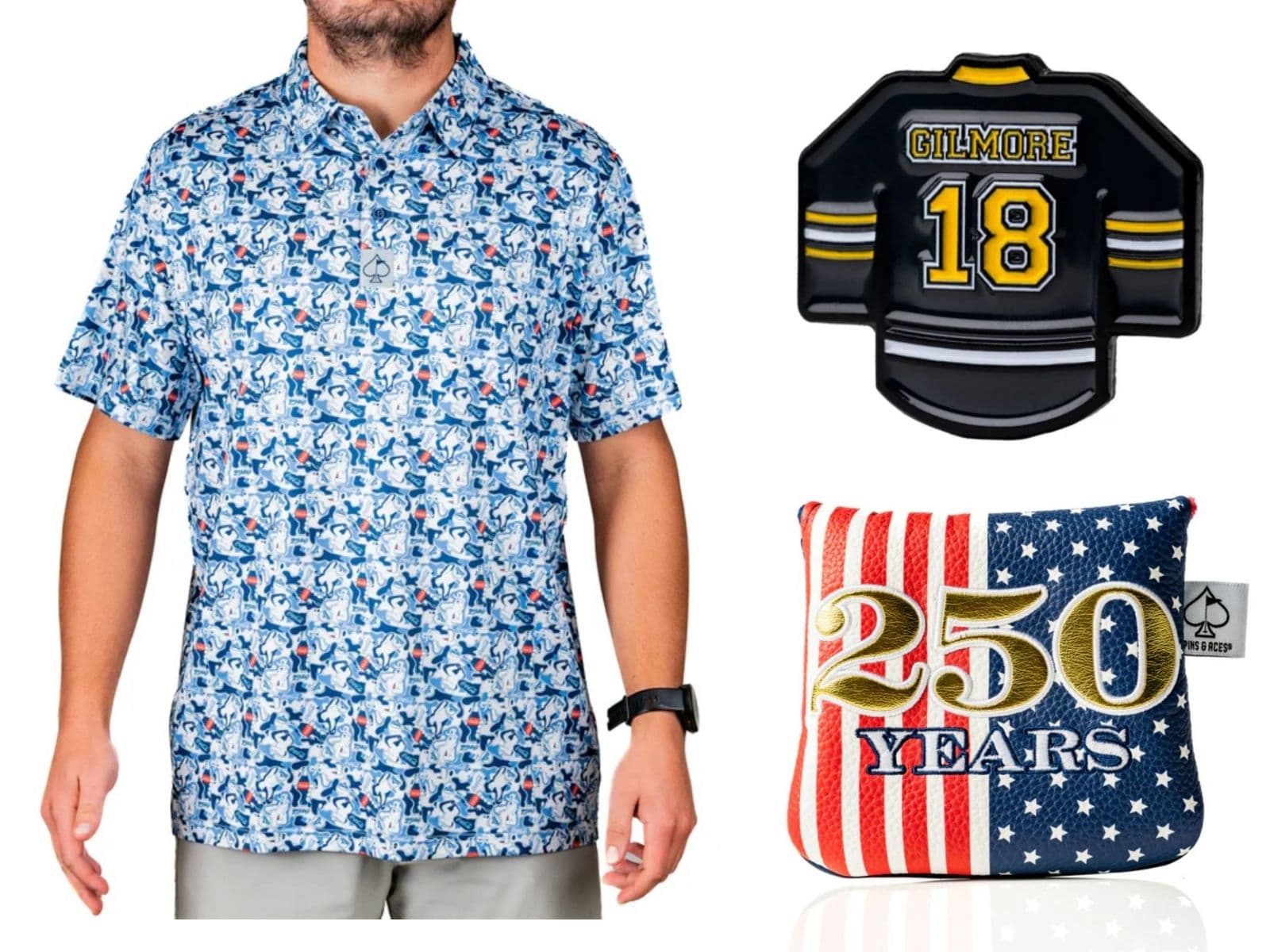 From 'Happy Gilmore' to 'Top Gun': Golf Apparel Brand Pins & Aces Taps Into Pop Culture Favorites for Bestselling Golf Gear cover image