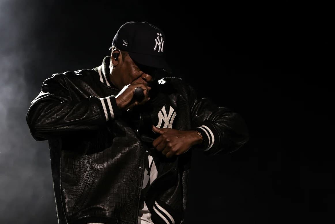 Jay-Z Celebrates 'The Blueprint' 25th Anniversary With Eminem, Pharrell Williams and Slick Rick at Yankee Stadium cover image