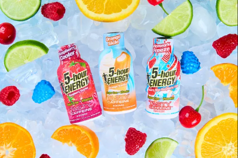 5-hour Energy mocktail recipes with colorful drinks
