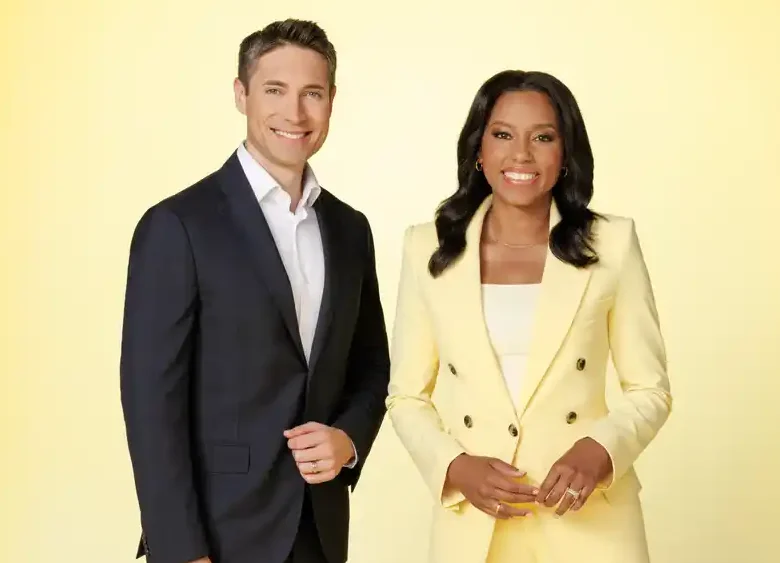 Rachel Scott and Rhiannon Ally co-anchor GMA