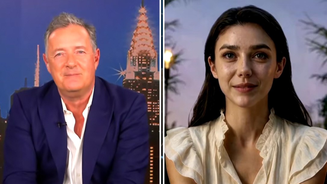AI Actor Tilly Norwood Glitches During Piers Morgan Interview news cover image