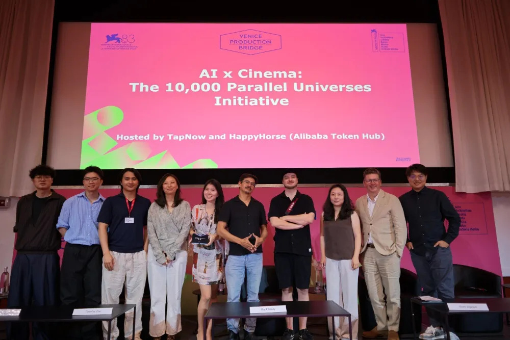 AI Filmmaking’s Future Debated by Executives at Venice Panel movies cover image