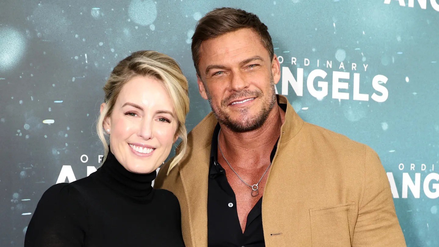 Alan Ritchson and Catherine Ritchson together