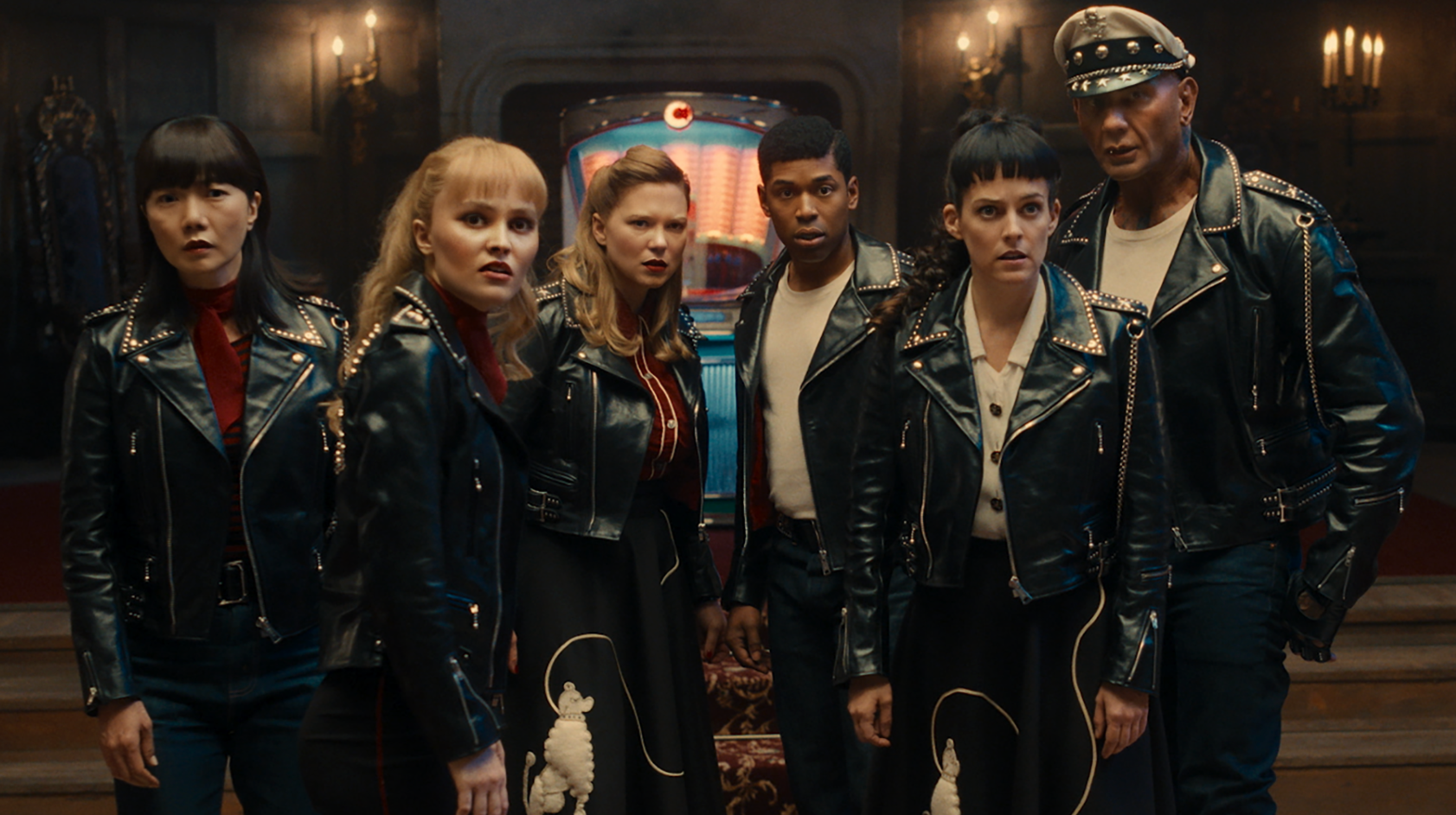 ‘Alpha Gang’ Review: Cate Blanchett and Dave Bautista Star in Sci-Fi Comedy news cover image