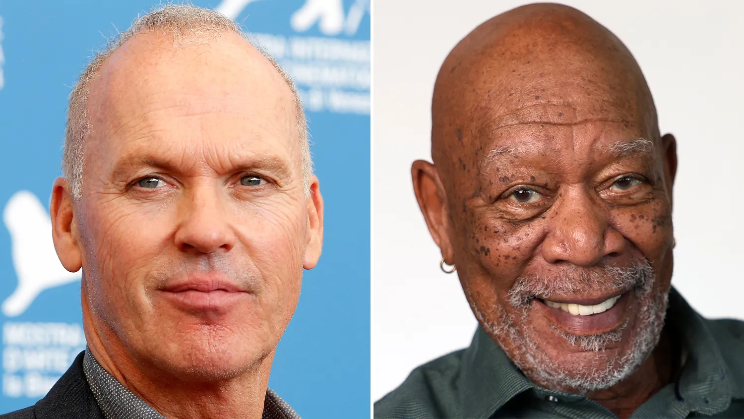 Michael Keaton and Morgan Freeman in Rode To Ruin