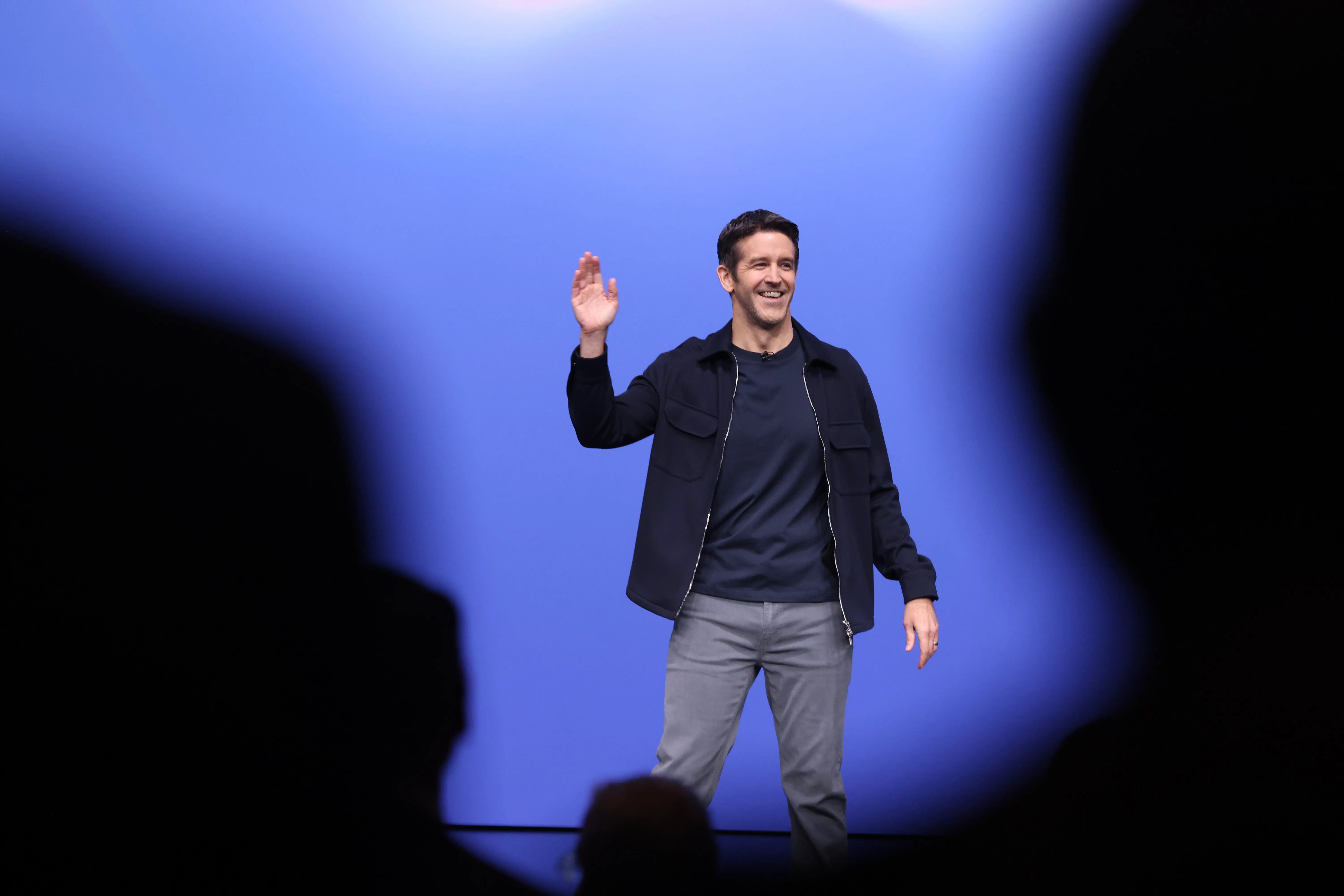 Apple product event showcasing new devices