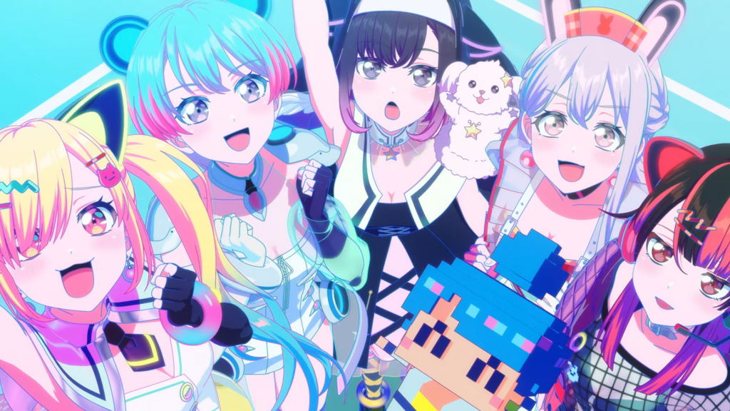Screenshot from BanG Dream! Tuning music video