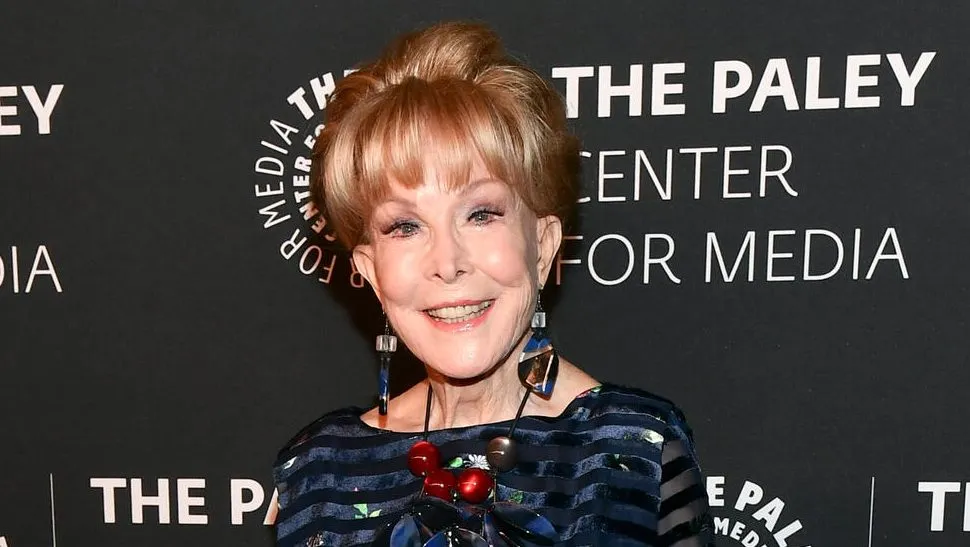 Barbara Eden at a film event smiling