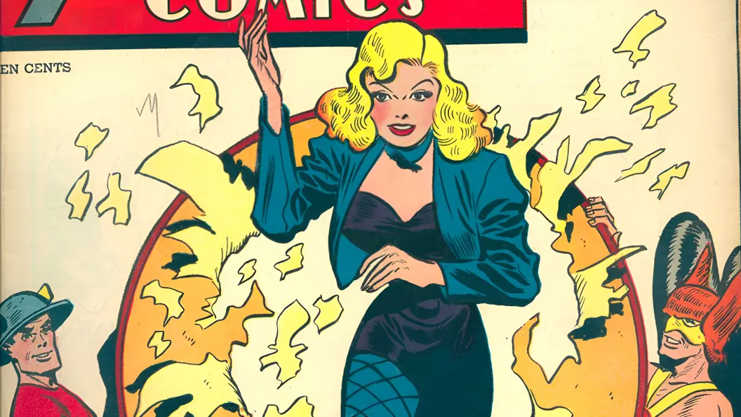Cover of Flash Comics featuring Black Canary