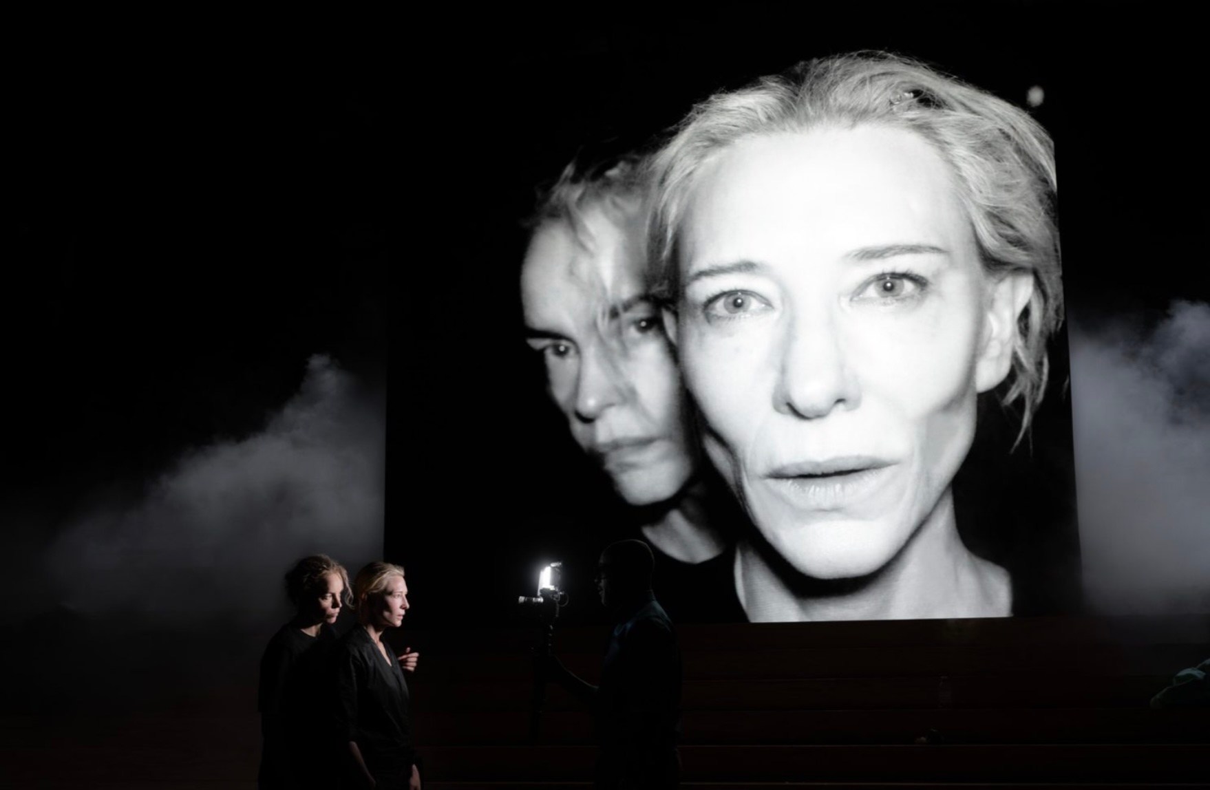 Cate Blanchett on stage at the National Theatre