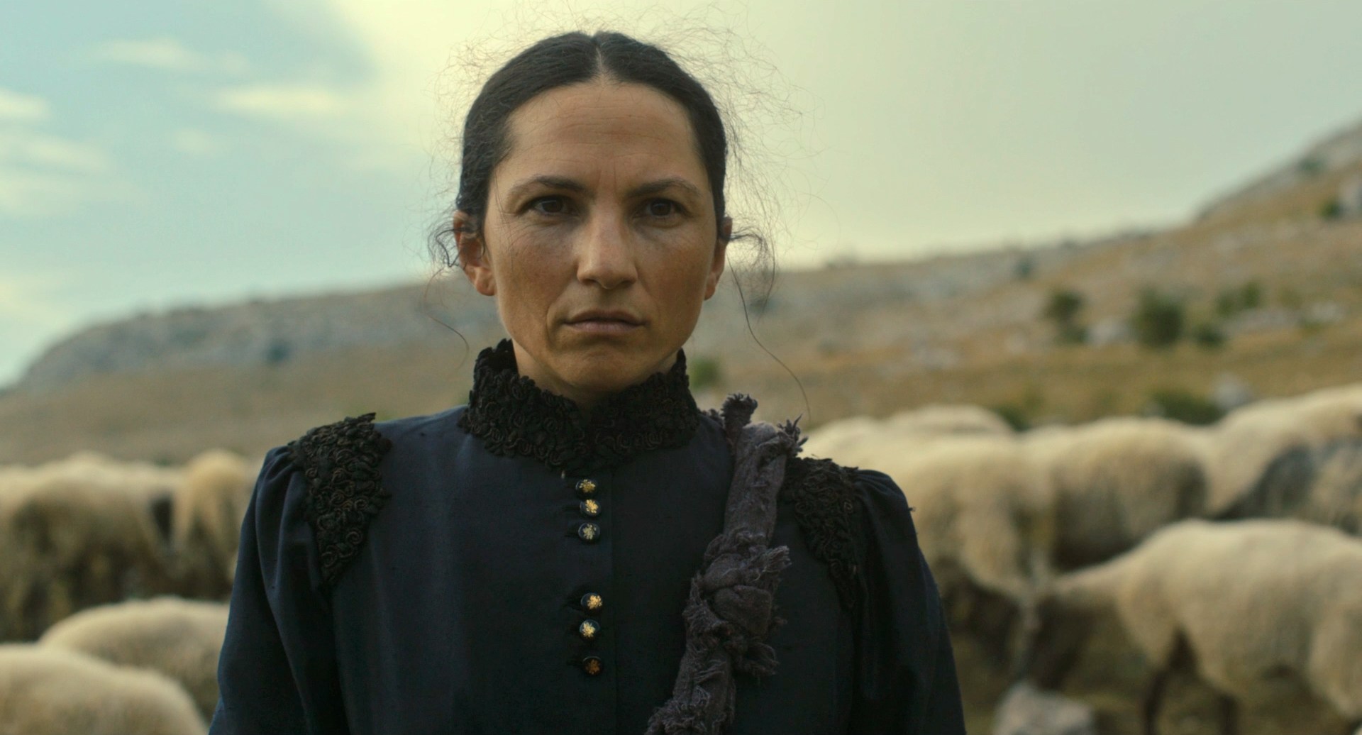 Film poster for 'God Will Not Help' showcasing Croatian cultural themes