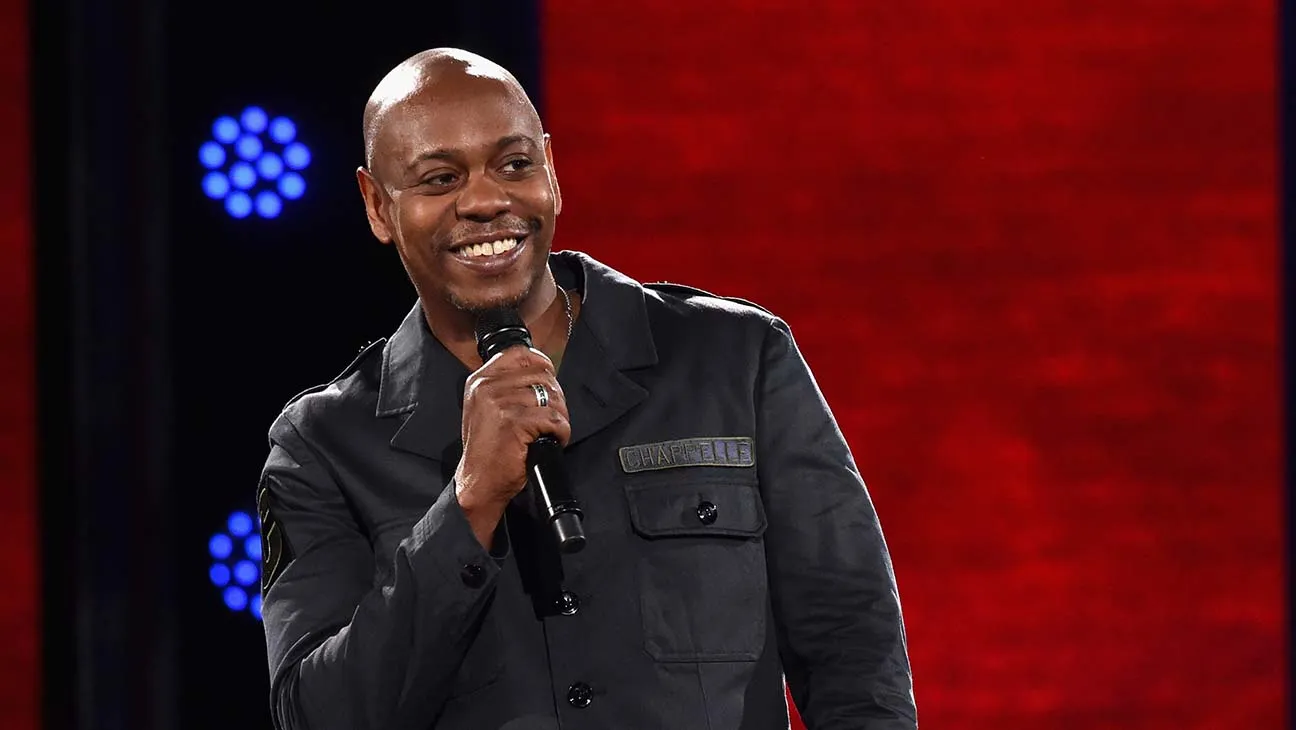 Dave Chappelle performing stand-up comedy