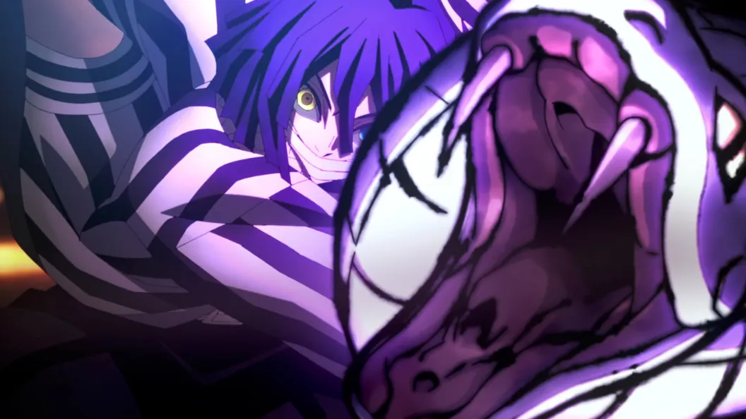Demon Slayer Reveals New Look at Snake Hashira Ahead of Infinity Castle Part 2 anime cover image