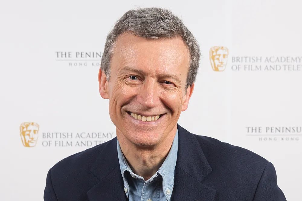 Duncan Kenworthy receiving BAFTA Fellowship