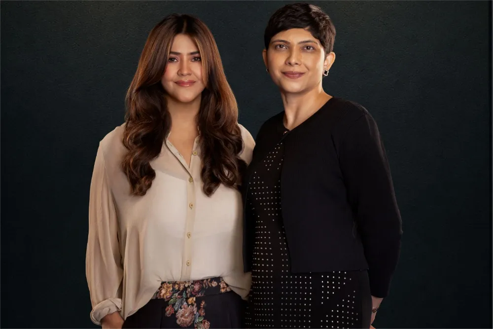 Ekta Kapoor and Gunjan Soni discussing collaboration