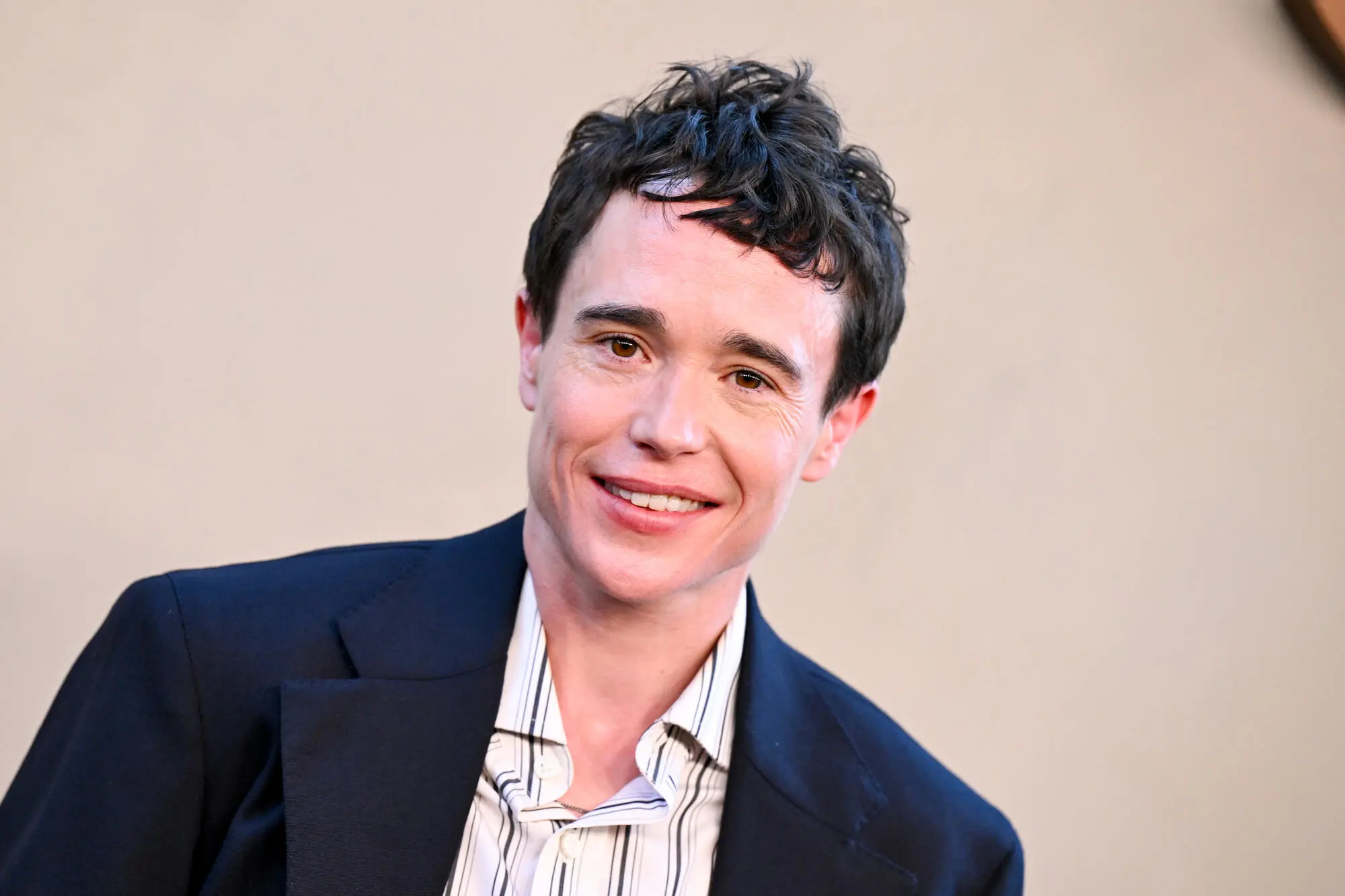 Elliot Page during a podcast recording