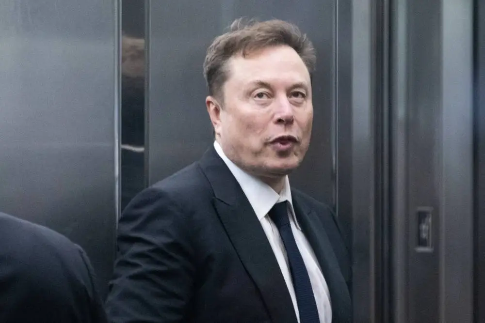 Elon Musk at a public event