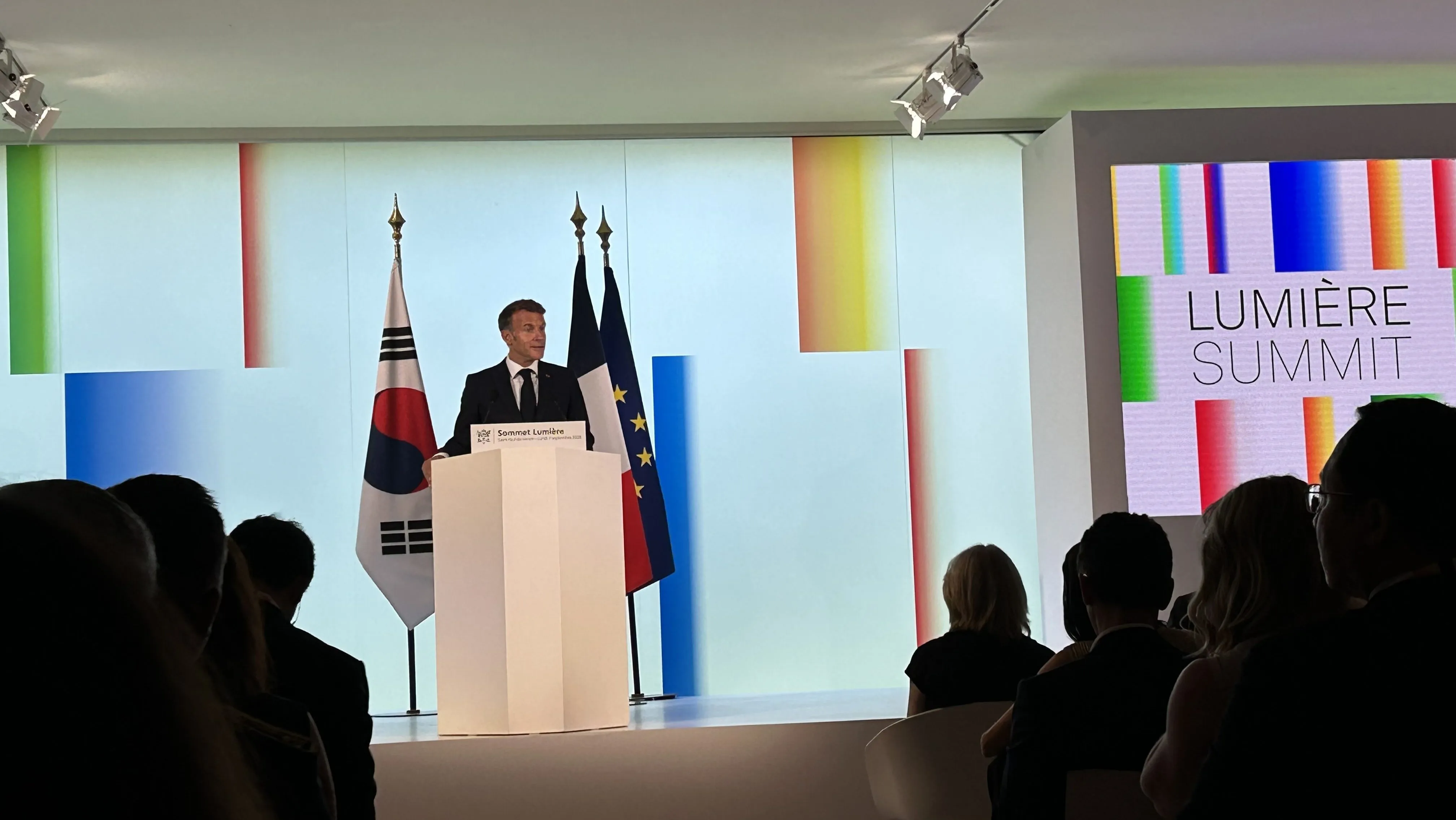Emmanuel Macron Urges Global Film Protection Initiatives at Lumiere Summit movies cover image