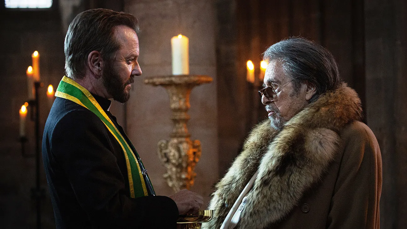 ‘Father Joe’ Review: Kiefer Sutherland and Al Pacino in a Holy Mess of an Action Flick news cover image