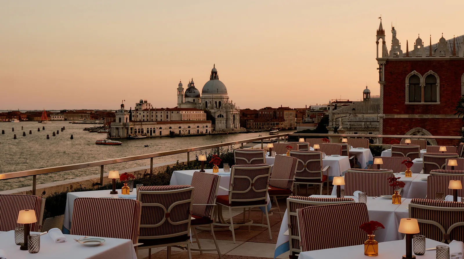 Rooftop view of Hotel Danieli in Venice