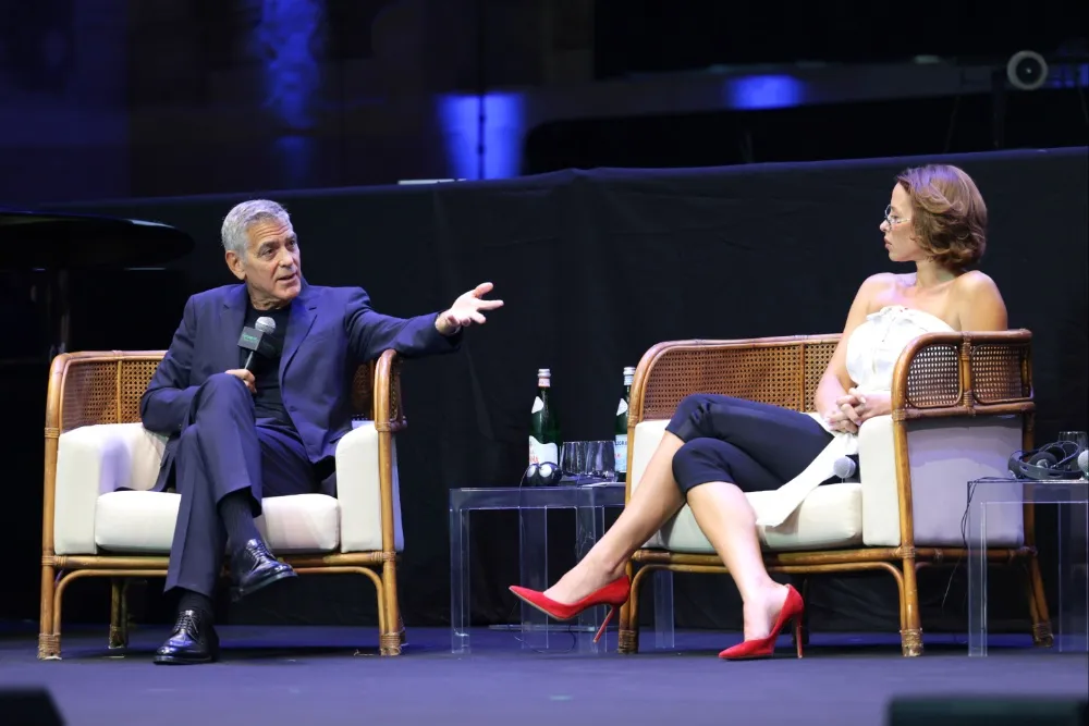 George Clooney Critiques Government AI Regulation at Venice news cover image