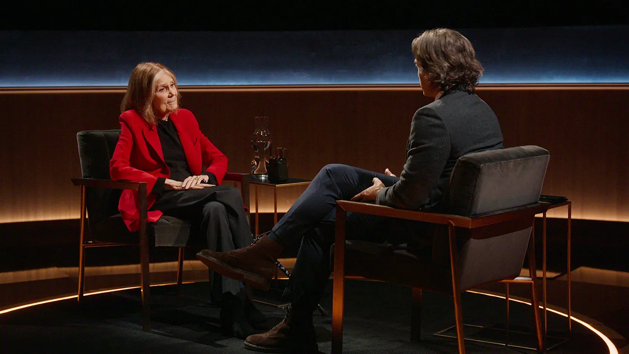 Gloria Steinem interview still