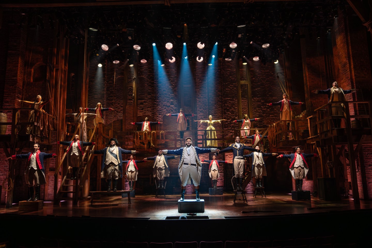 Hamilton Broadway performance