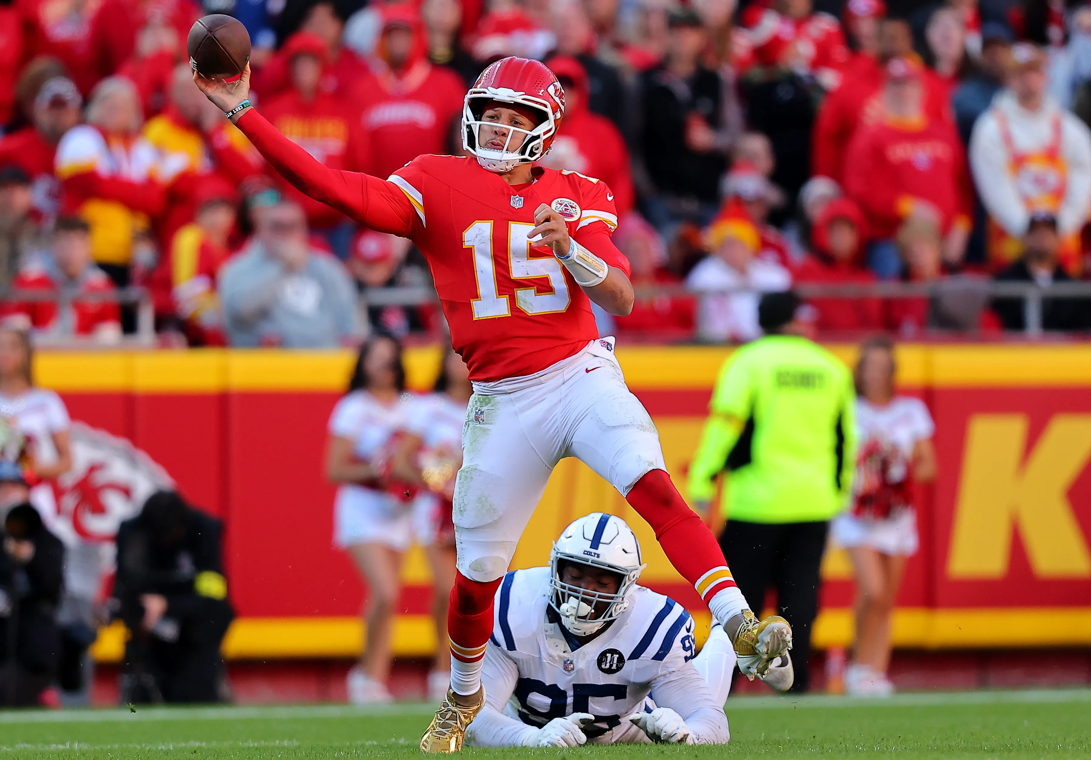 Patrick Mahomes leading Kansas City Chiefs