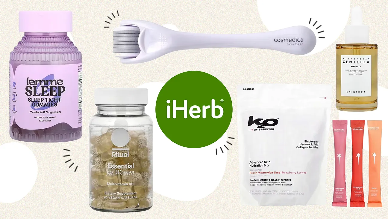 iHerb logo and 30th anniversary sale announcement