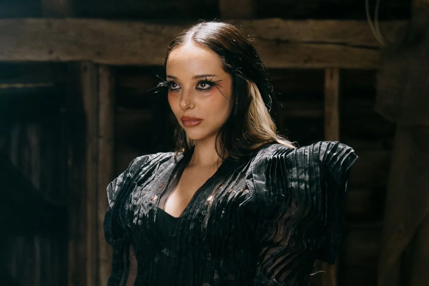 Jade Thirlwall performing on stage