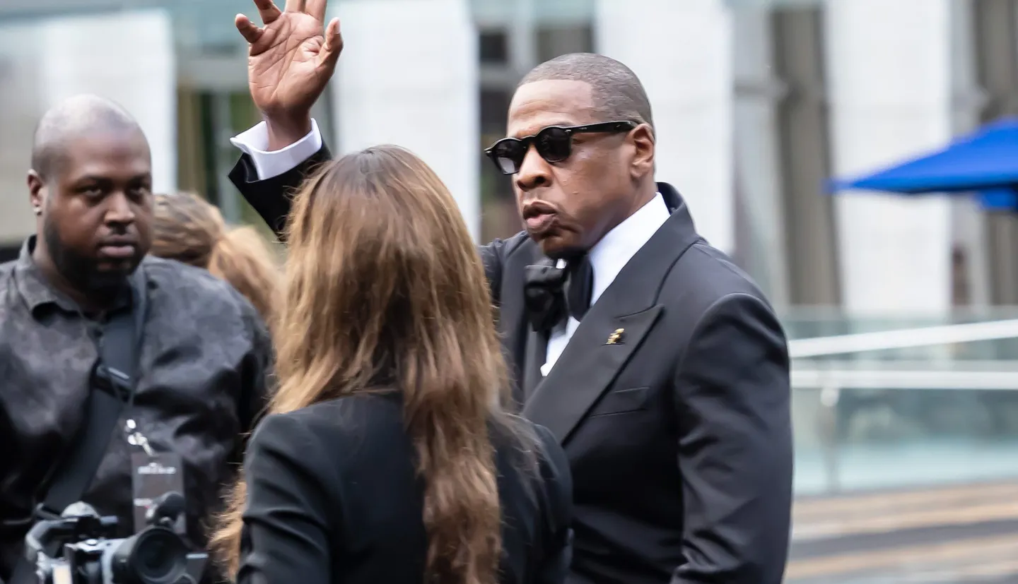 Jay-Z at the Met Opera House premiere