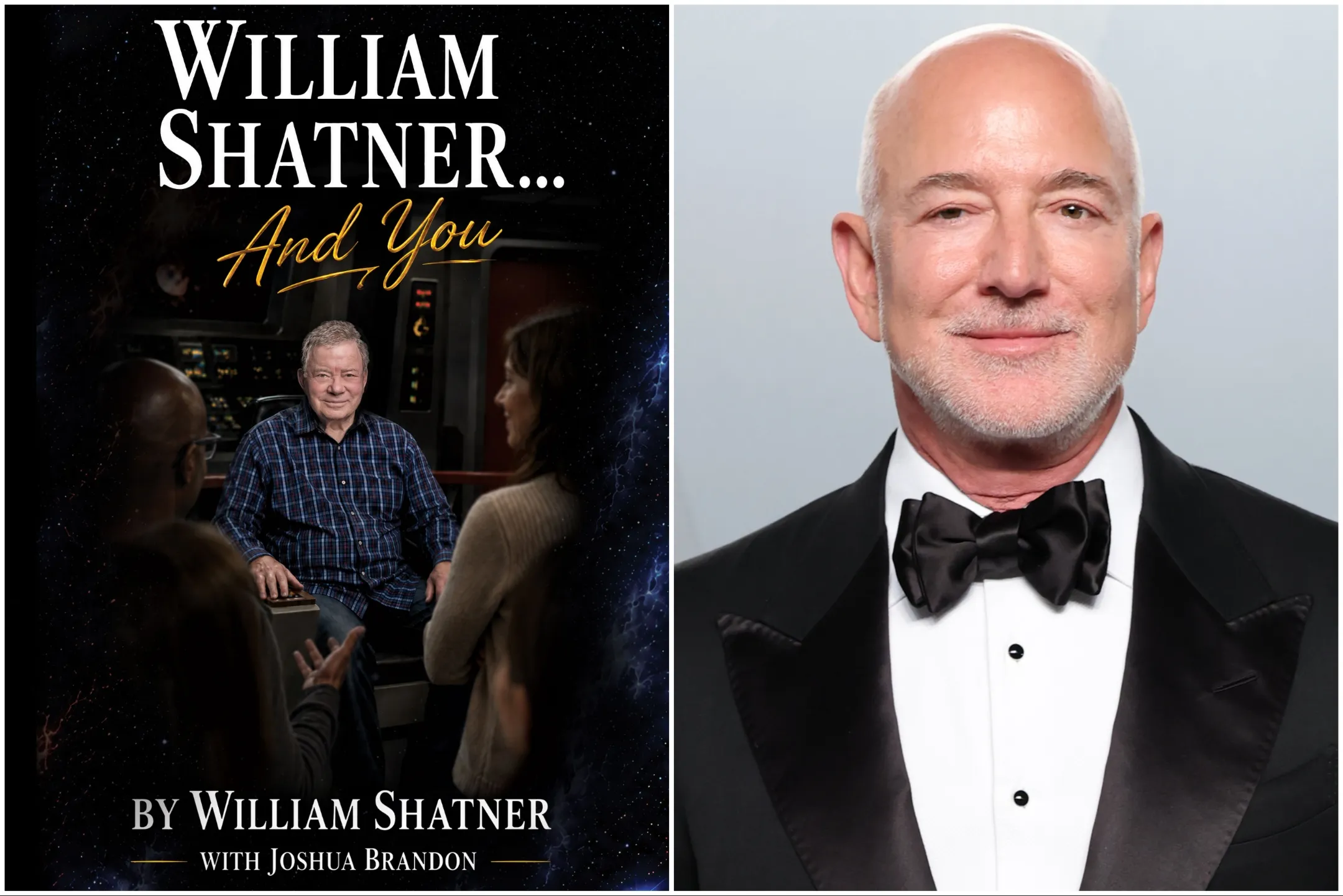 Jeff Bezos discussing Star Trek influence with William Shatner