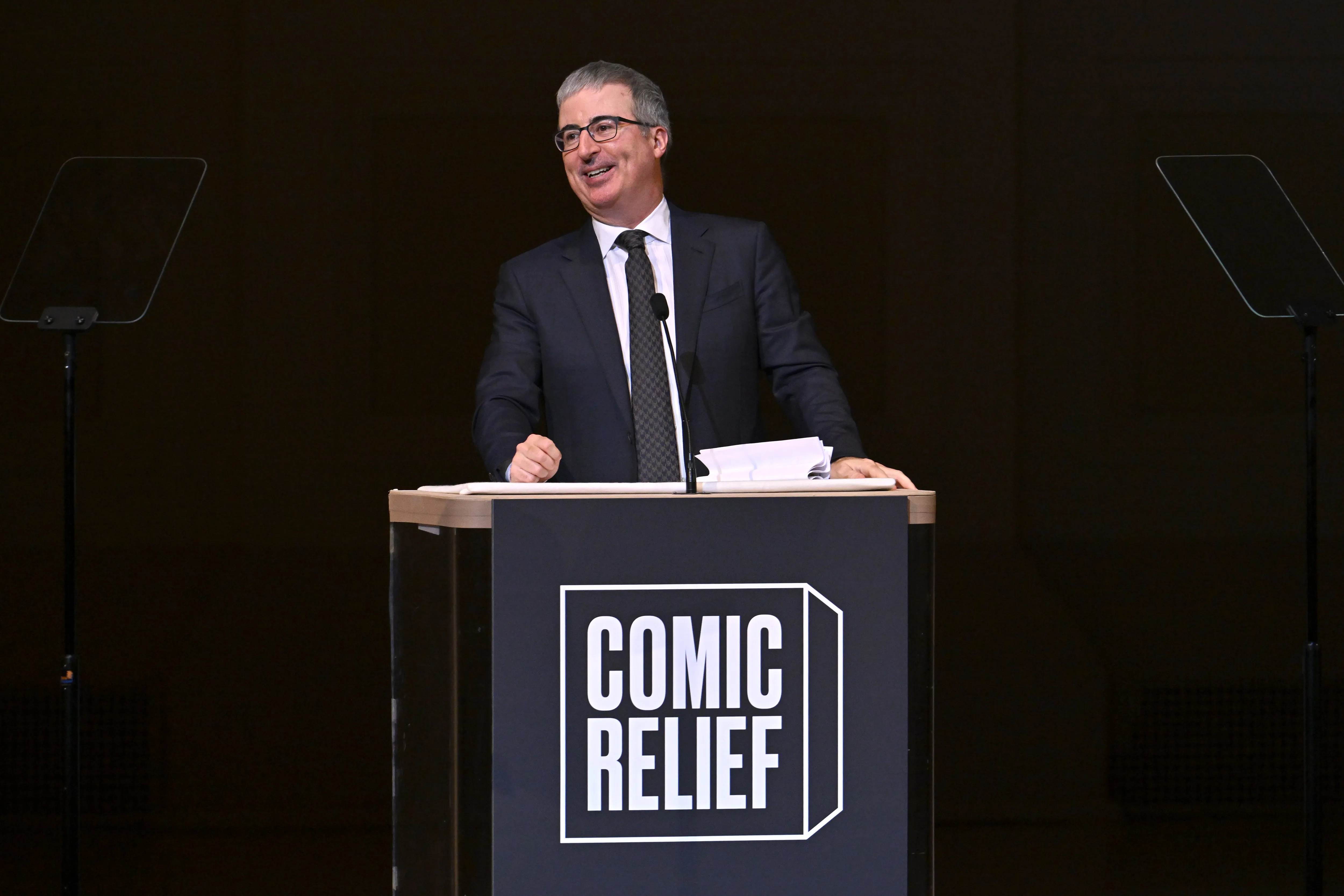 John Oliver hosting Comic Relief Live at Carnegie Hall