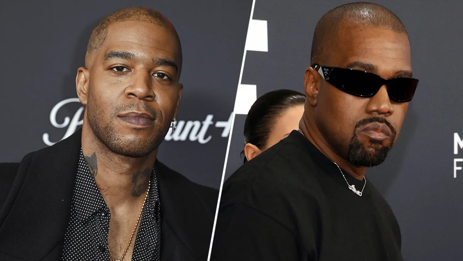 Kid Cudi and Kanye West performing together in Chicago