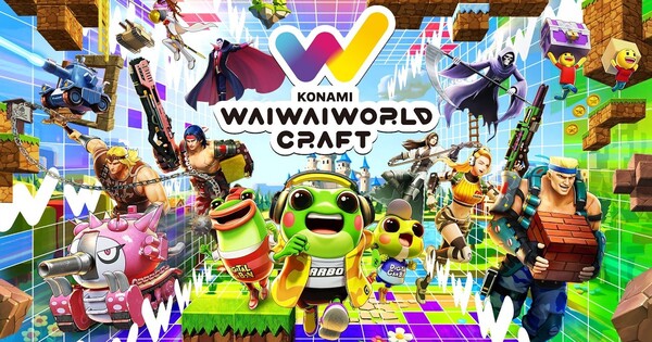 Concept art for Konami Wai Wai World Craft
