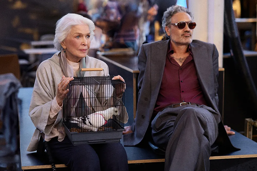 Ellen Burstyn and Taika Waititi in Place to Be