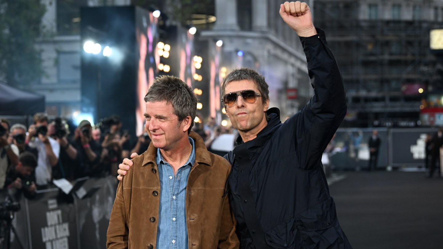 Liam and Noel Gallagher Attend U.K. Premiere of ‘Oasis: Don’t Look Back in Anger’ news cover image
