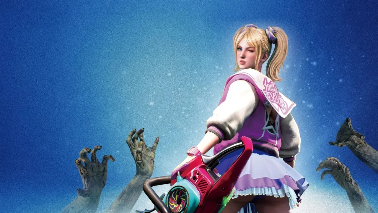 Lollipop Chainsaw video game promotional art
