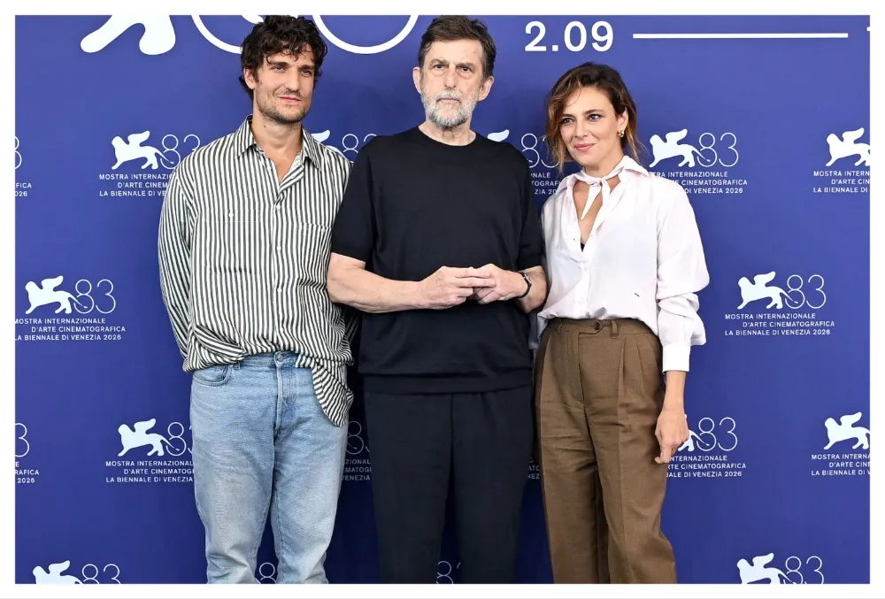 Louis Garrel Jokes About ‘Moretti Method’ Acting at Venice Press Conference news cover image