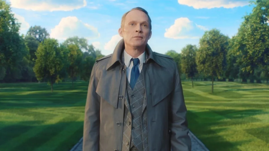 Paul Bettany as Vision and James Spader as Ultron in MCU
