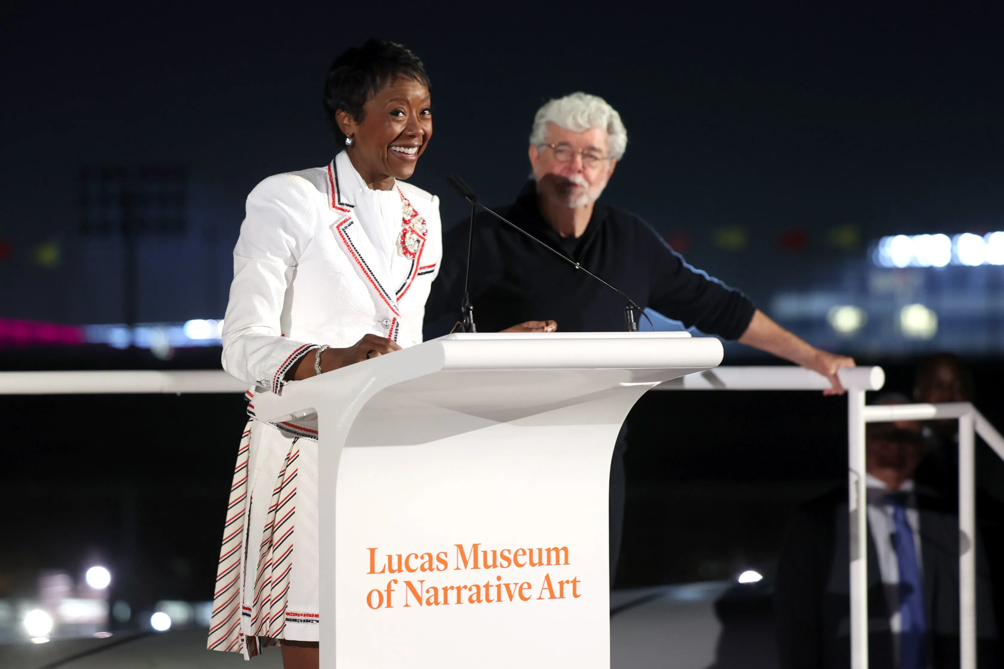 Mellody Hobson Reflects on George Lucas at Lucas Museum Preview news cover image