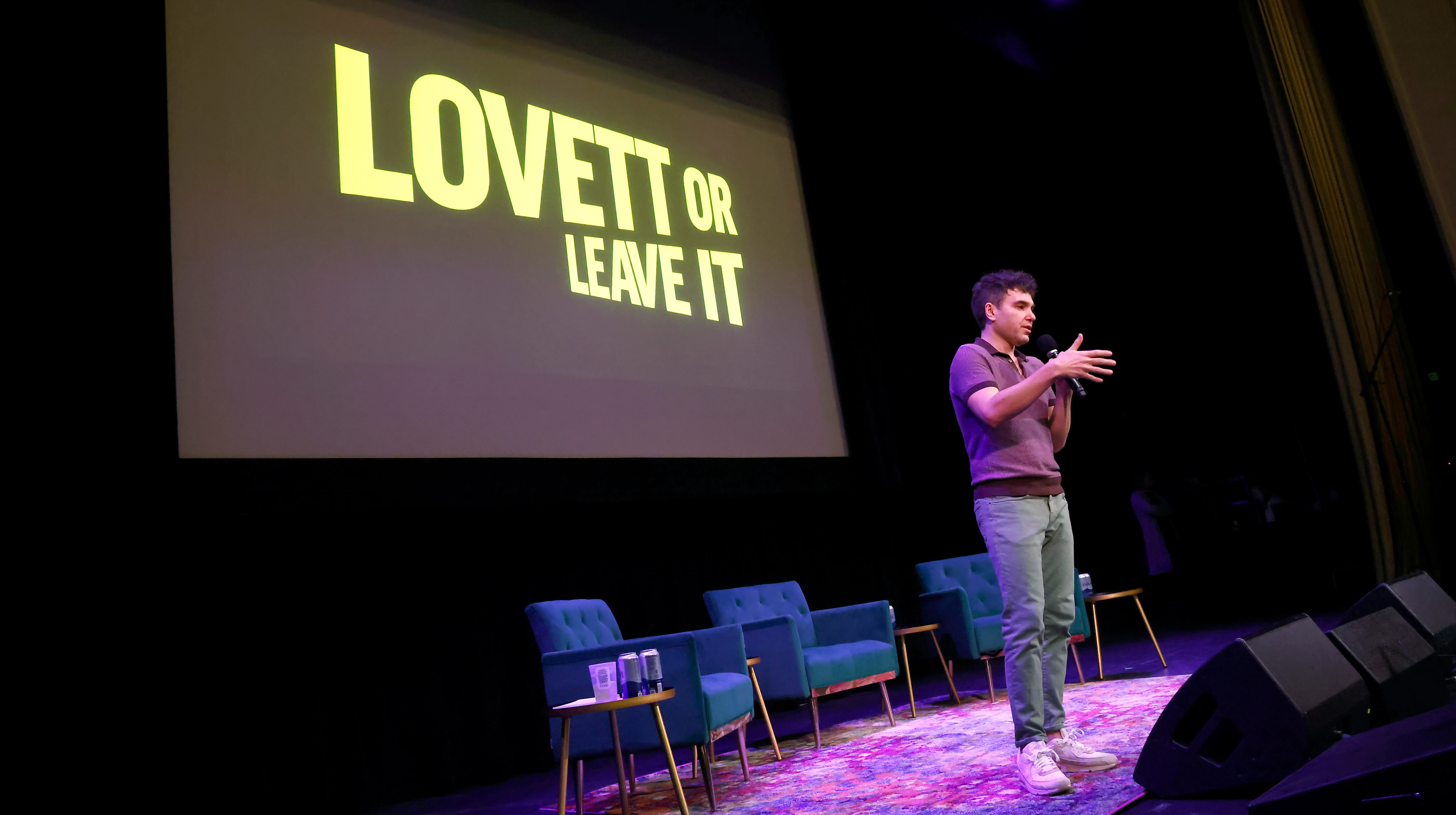 Jon Lovett hosting Lovett or Leave It