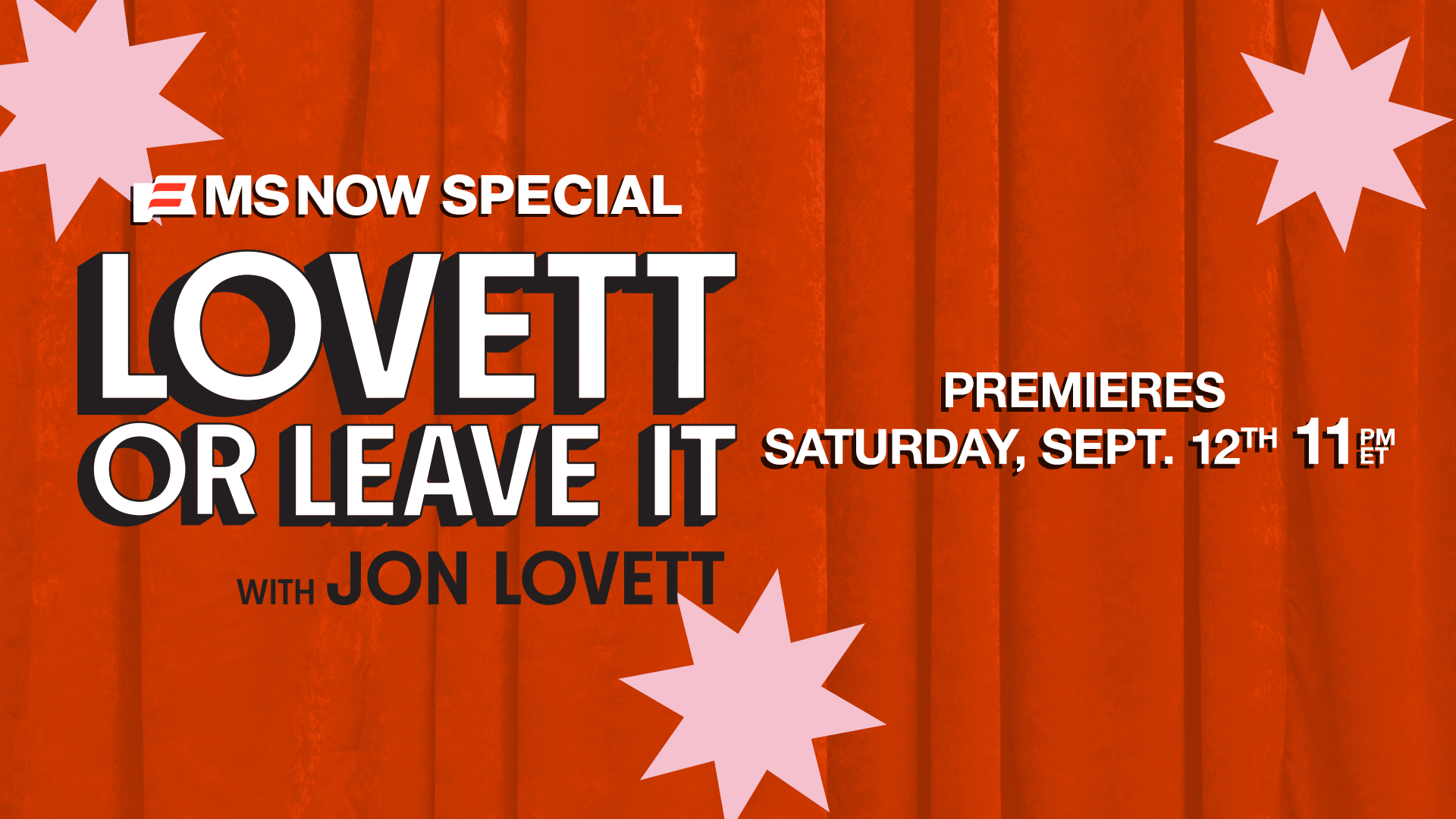 Promotional image for Lovett Or Leave It
