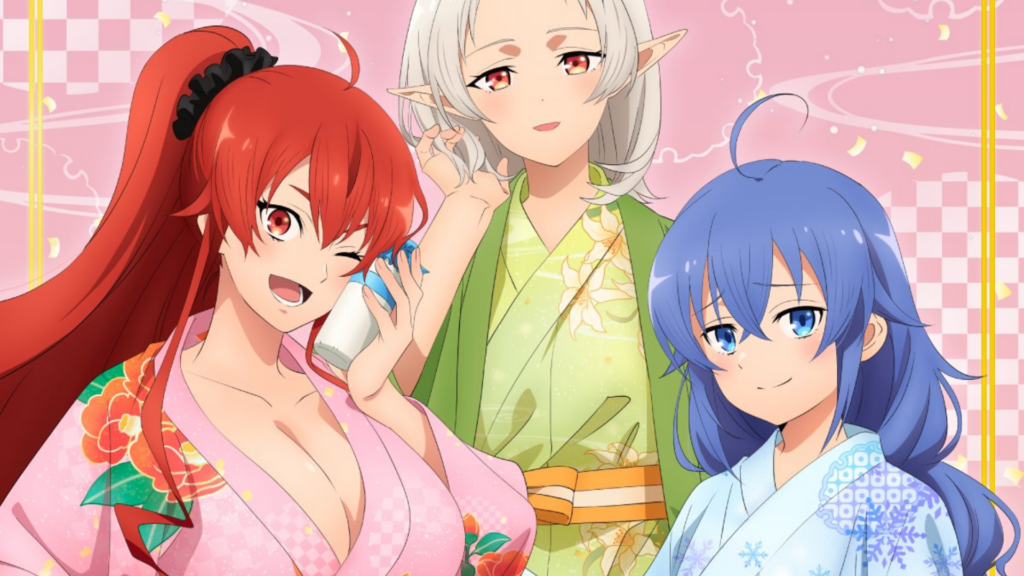 Mushoku Tensei Unveils New Eris, Sylphiette, and Roxy Yukata Illustrations for Kyomaf 2026 anime cover image