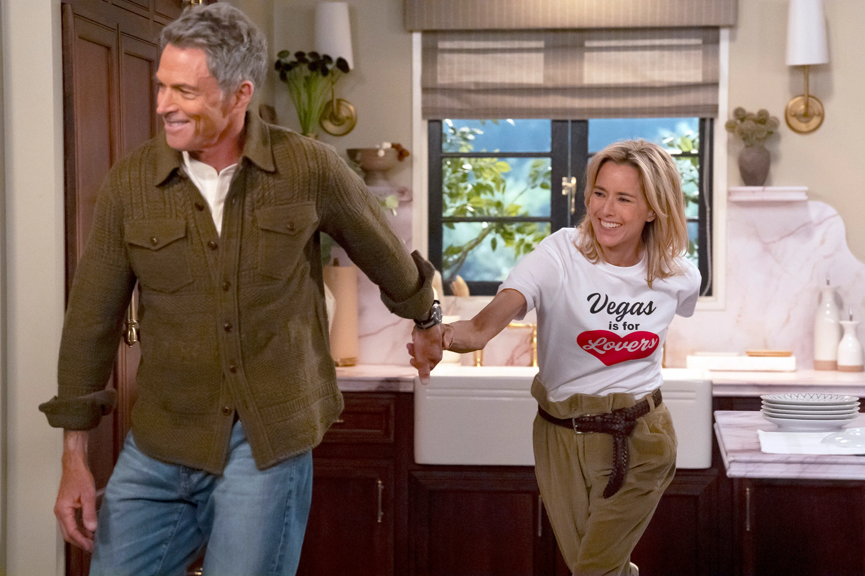 Tim Daly and Téa Leoni in NBC's Newlyweds first-look photos